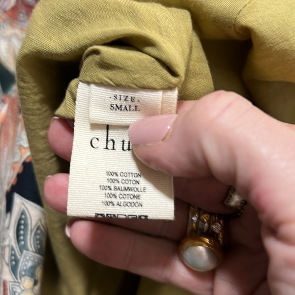 Chufy | Memories of Ancient Burma Flutter Sleeve Mini Dress Size Small - Picture 10 of 12